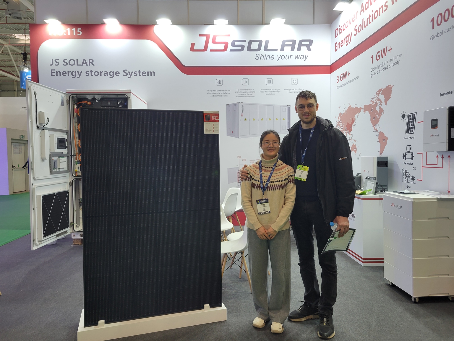 jssolar Exhibition Booth