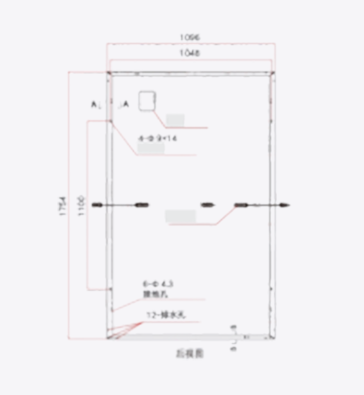 210mm 405w monocrystalline solar panel